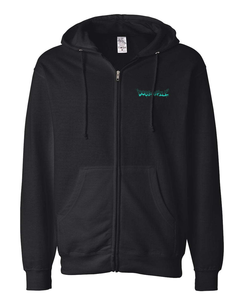 Skater Dog Zip-Up Hoodie