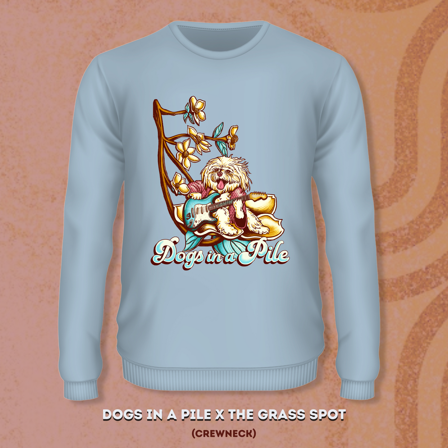 Doggone Dogwood Crew Neck