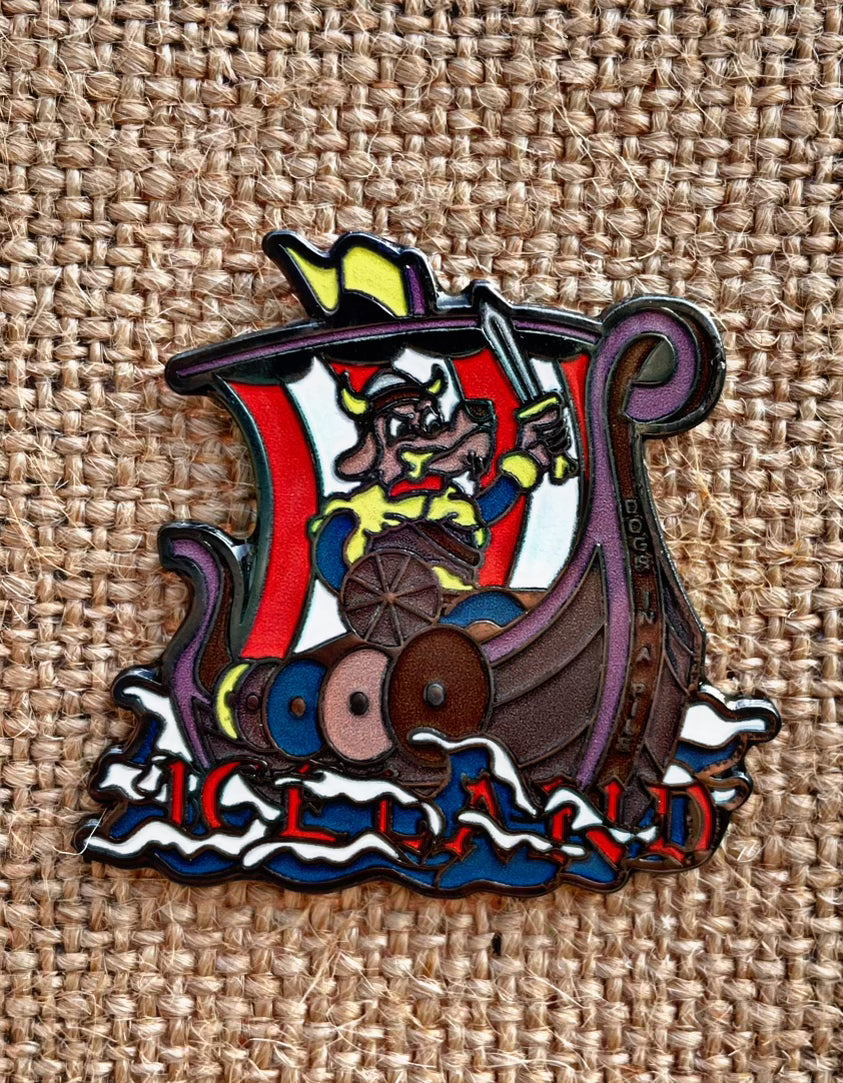 Iceland Viking Pin