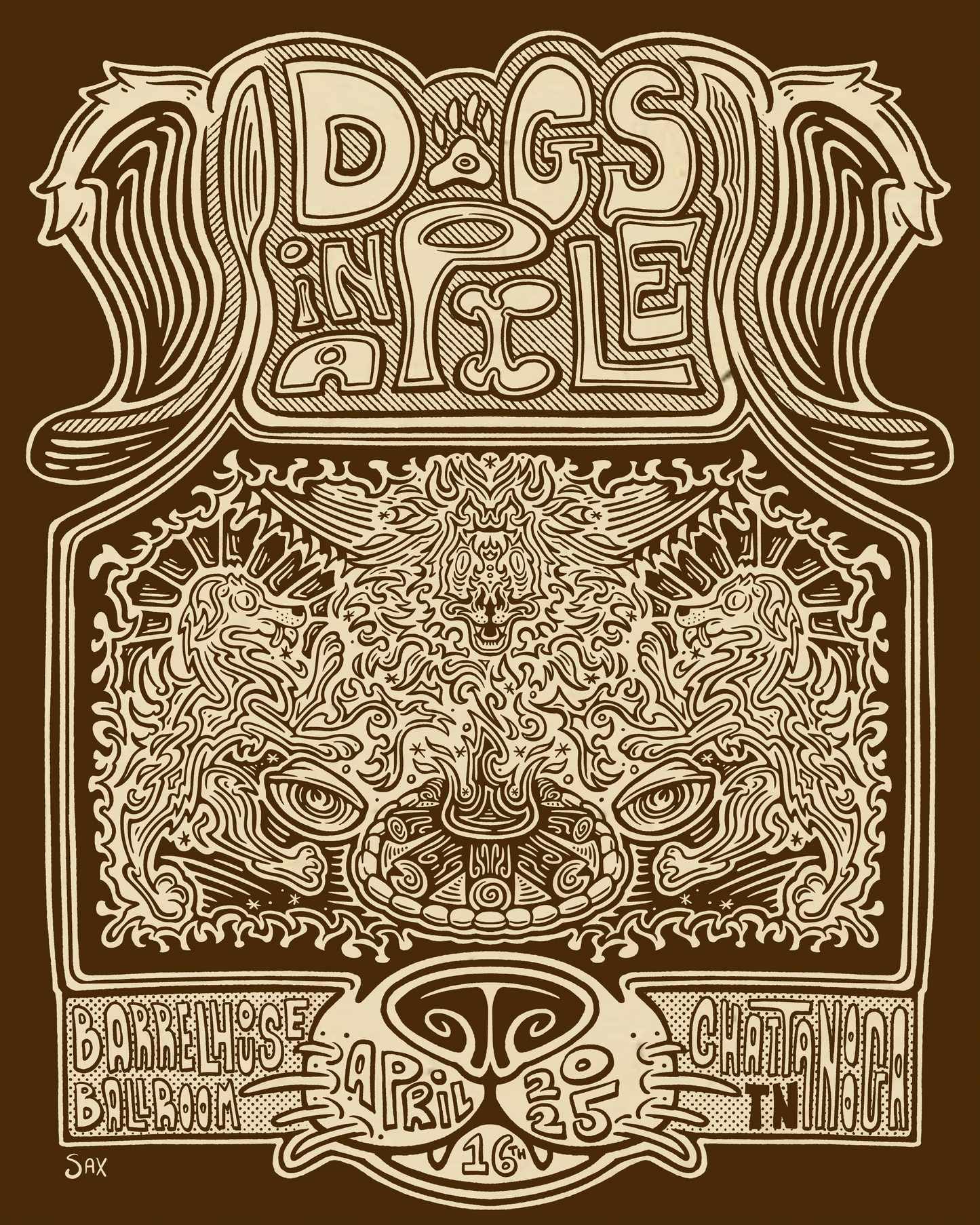 Chattanooga, TN 8 * 10 Show Print