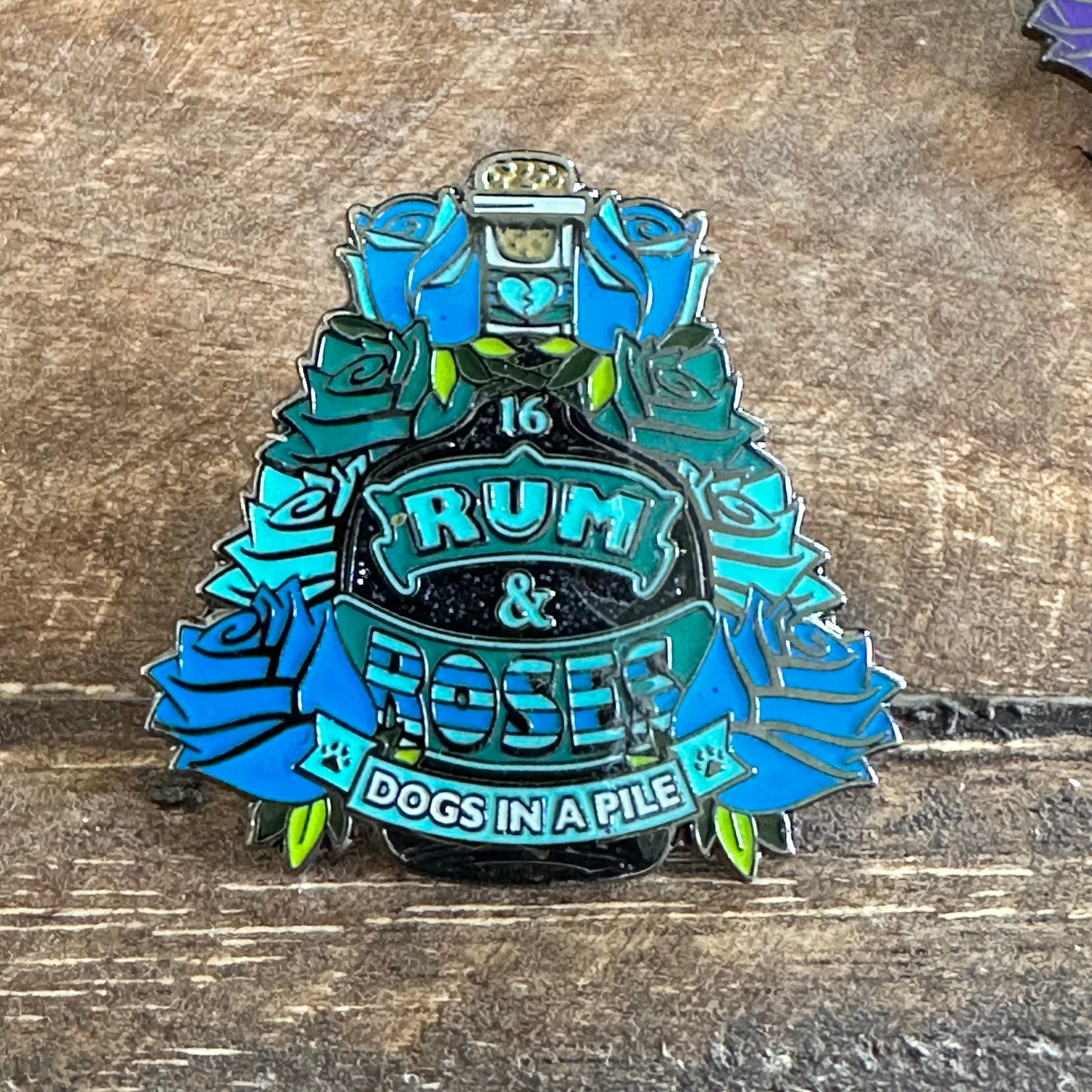 Rum & Roses Pin