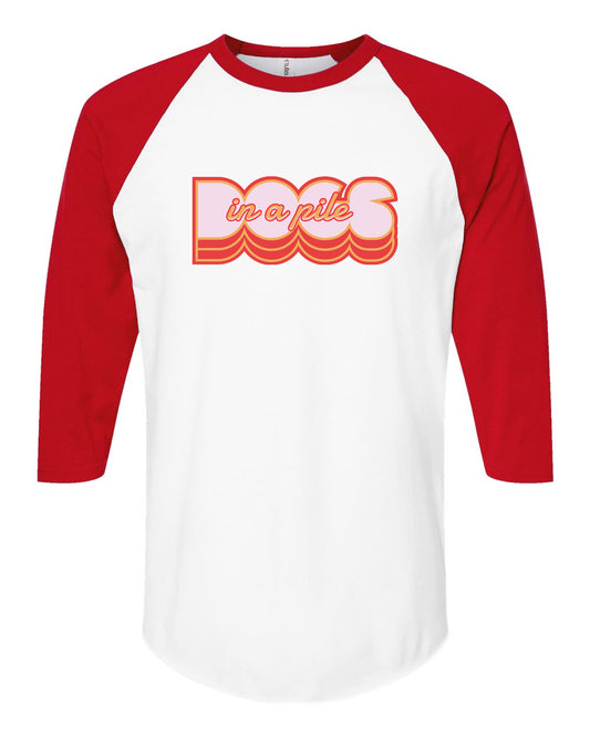 Dogs Retro Raglan Tee