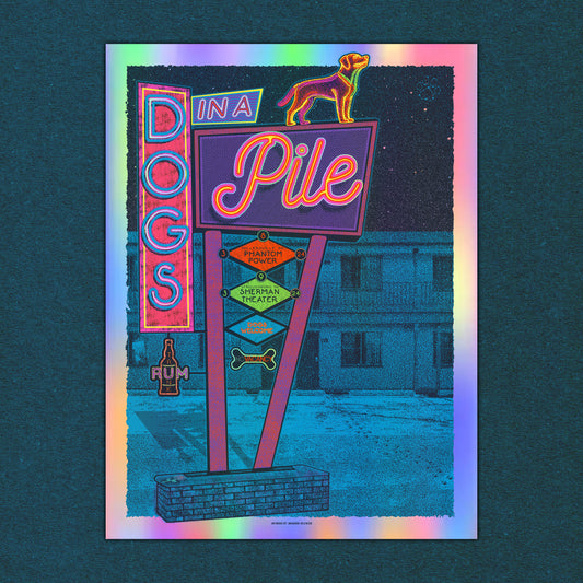 PA Run Poster - Rainbow Foil