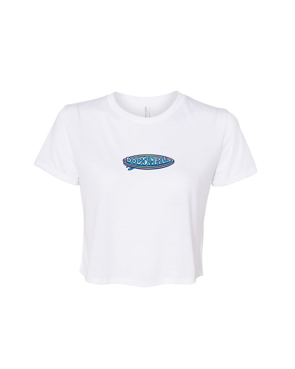 Ladies Surf Flowy Crop T-Shirt